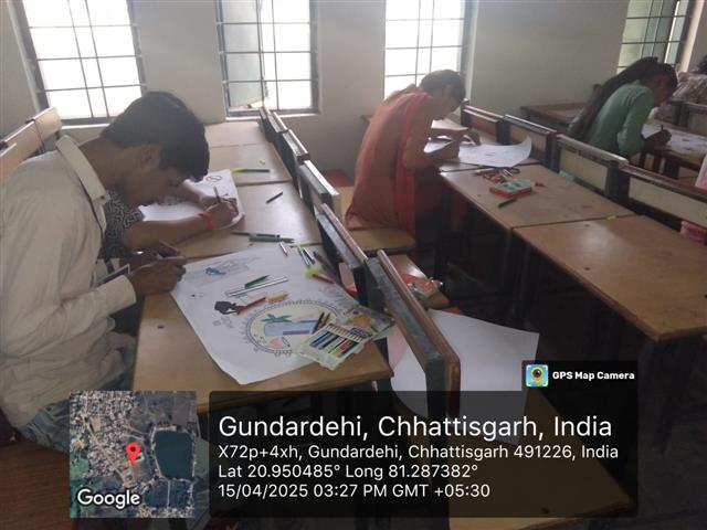 Govt. Rani Durgawati College WadrafNagar - नशामुक्ति एवं सड़क सुरक्षा जागरूकता  कार्यक्रम